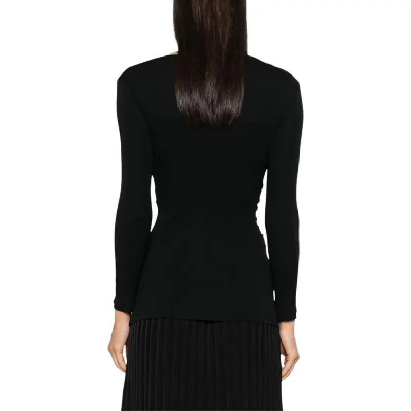 Elisabetta Franchi Draping Jersey Top-2
