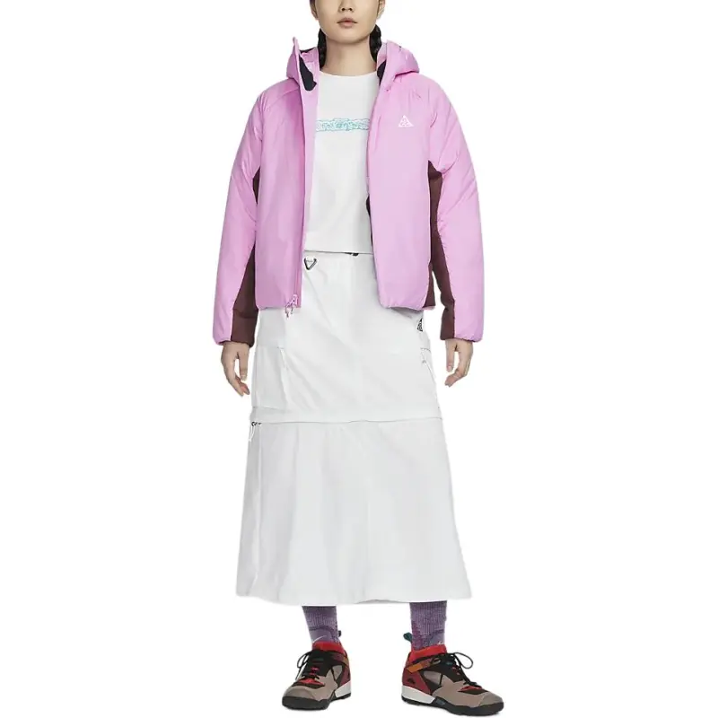 Nike THERMA FIT ADVACG Collection 'Rope De Dope' Puffer Jacket Women's Yang Zhang Pink-1
