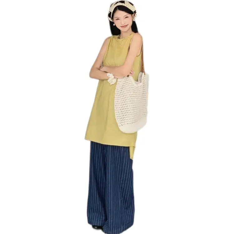 KAISER Sleeveless Dress Women's Yellow-2