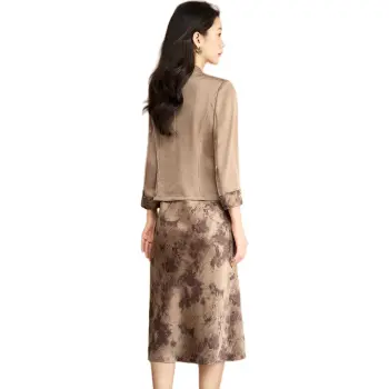 Mylan Long Sleeved Dress Women's Coffee