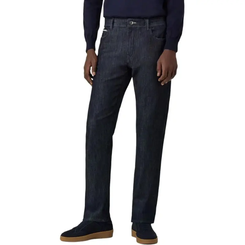 Canali Jeans Men Dark Blue-1