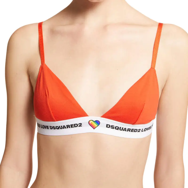 DSQUARED2 Canadian Lodge Triangle cup Bra-4