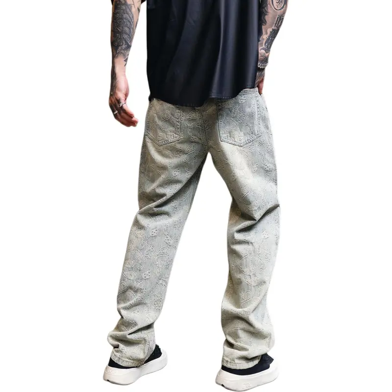 SONGS ALONG Jeans Unisex Blue-0