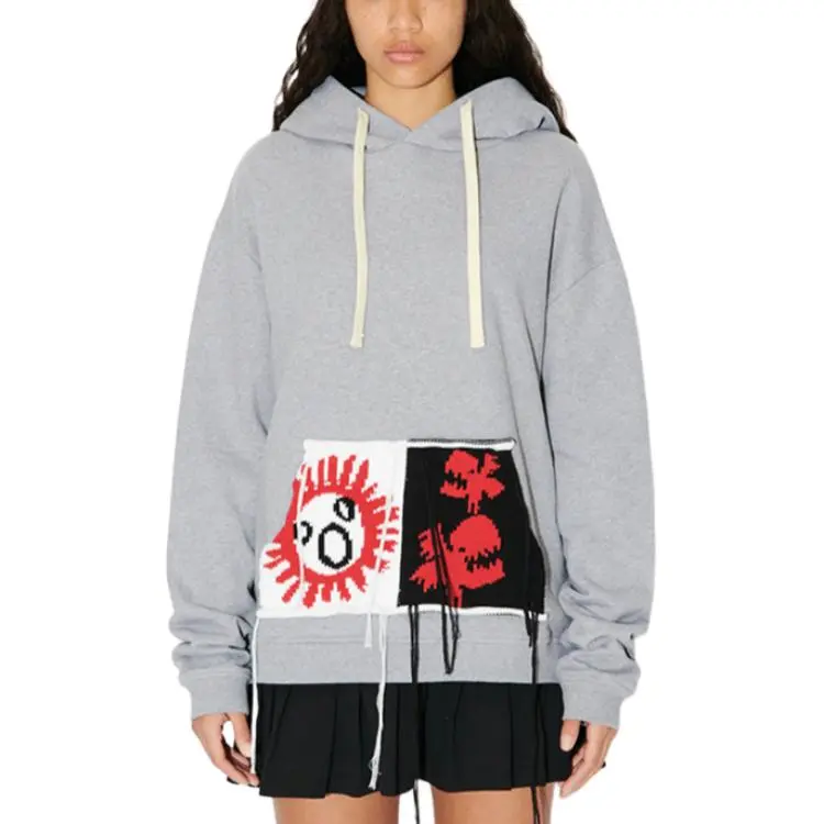 CHARLES JEFFREY Patch Rabbit Ears Hoody-3