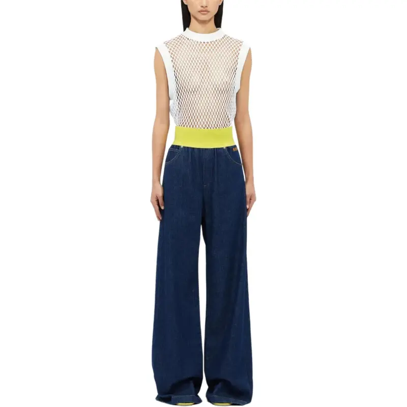 MSGM Wide leg Jeans-1