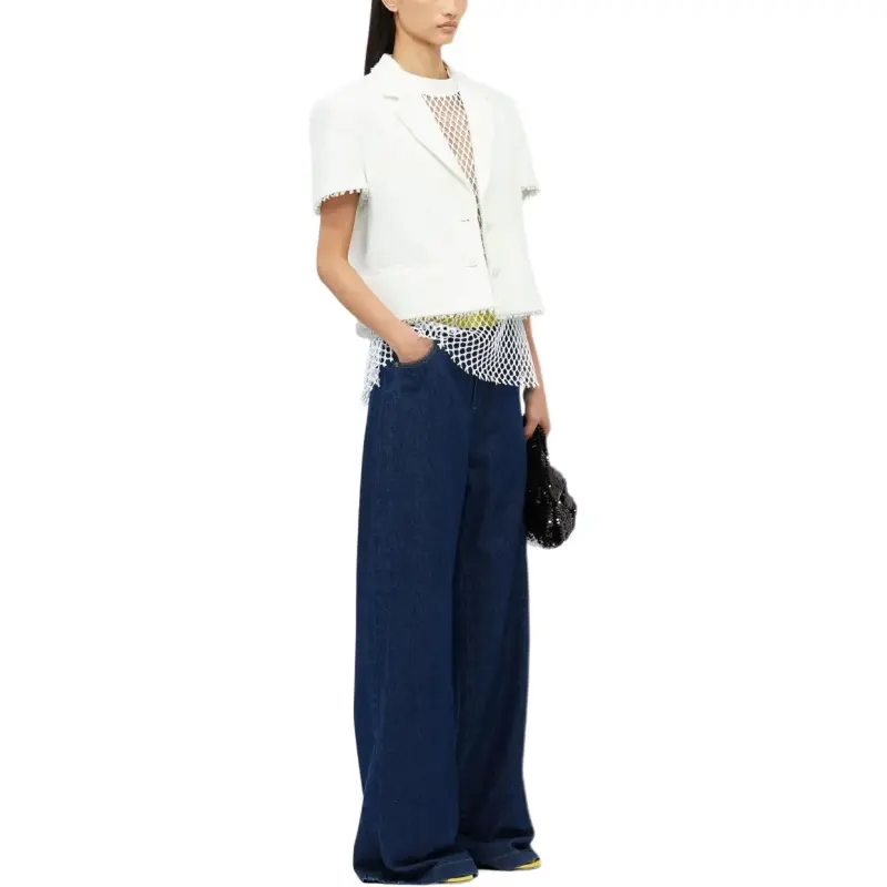 MSGM Wide leg Jeans-3