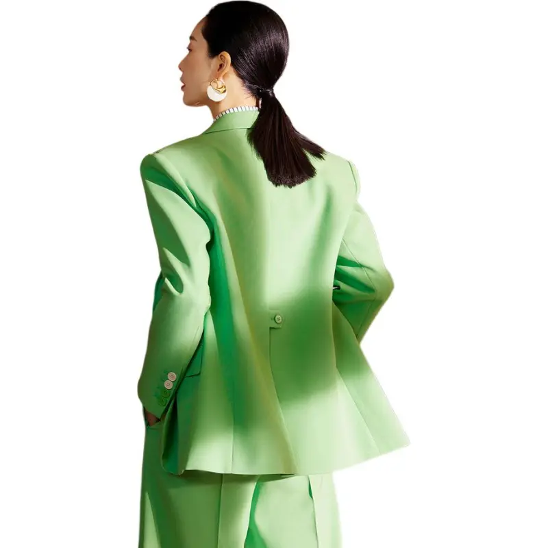 BBLLUUEE Business Suit Women's Fruit Olive Green-0