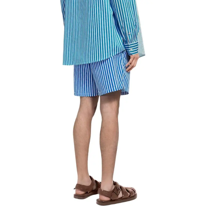 LOUIS VUITTON SS25 Beach Shorts Men's Blue-4