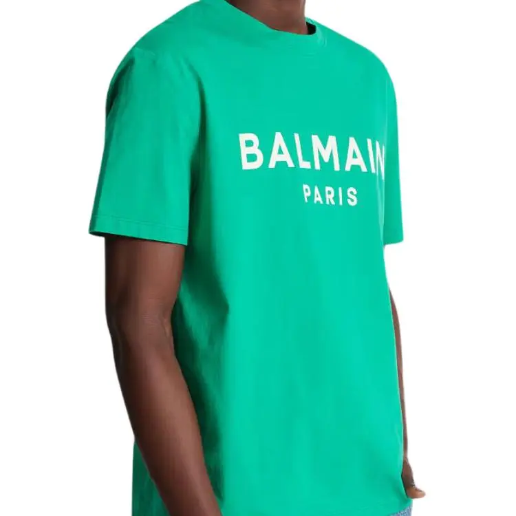 BALMAIN Logo print T shirt-6