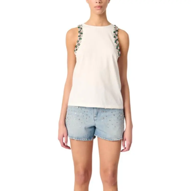 Maje Crystal embellished Tank Top-1