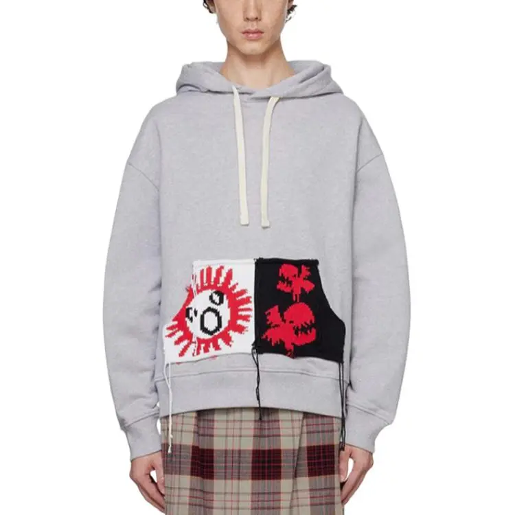 CHARLES JEFFREY Patch Rabbit Ears Hoody-2