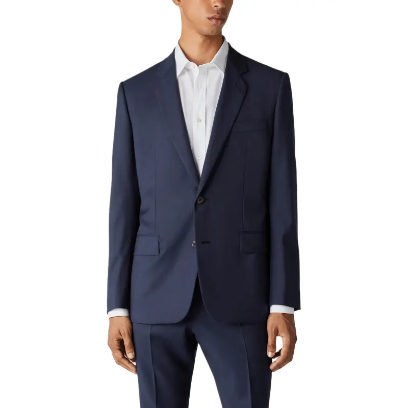 Loro Piana Business Suits Men's Sea Blue-4