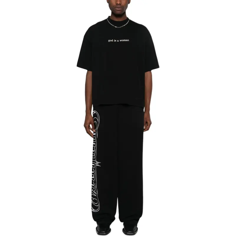 Vetements Logo embroidered Trousers-2