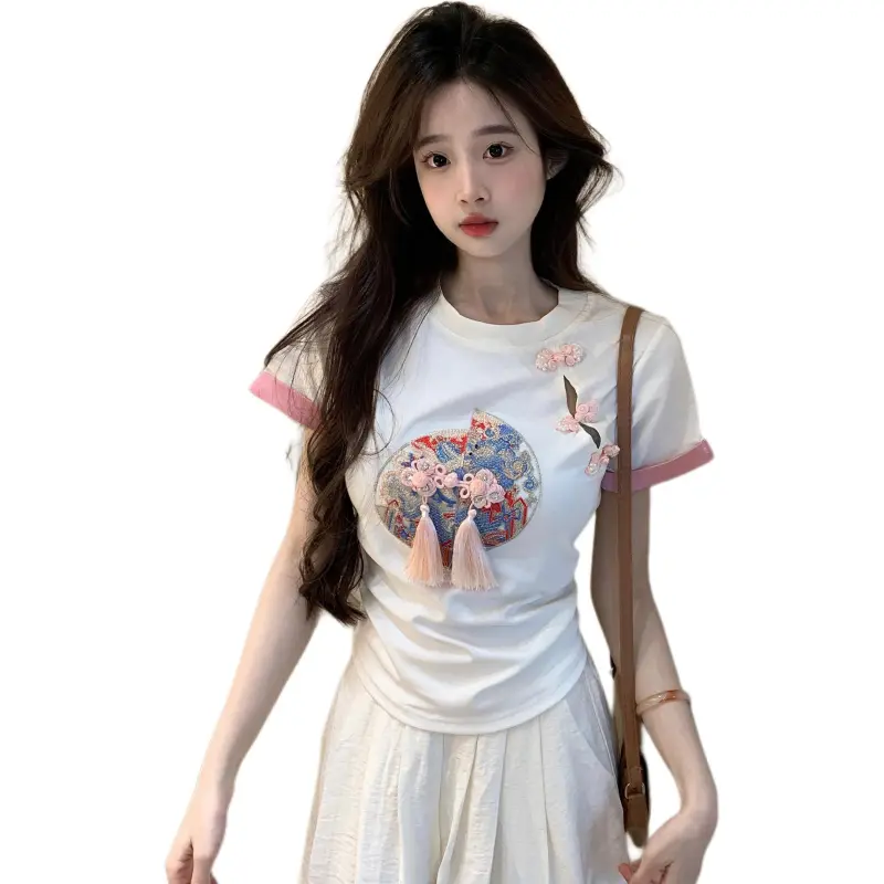 GOSO T Shirts Women's White-4