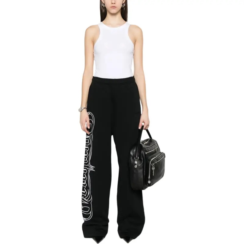 Vetements Logo embroidered Trousers-1