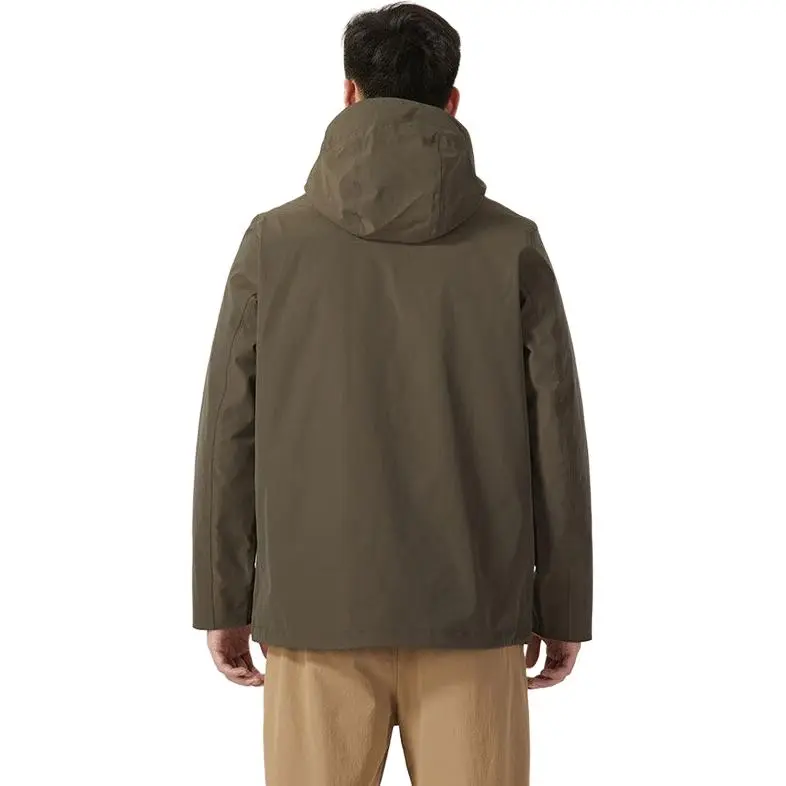Jack Wolfskin Waterproof And Windproof Windbreaker Jacket Men's-13