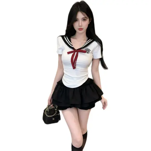 Mu Xiao Xin Two Piece Skirt Sets Women's
