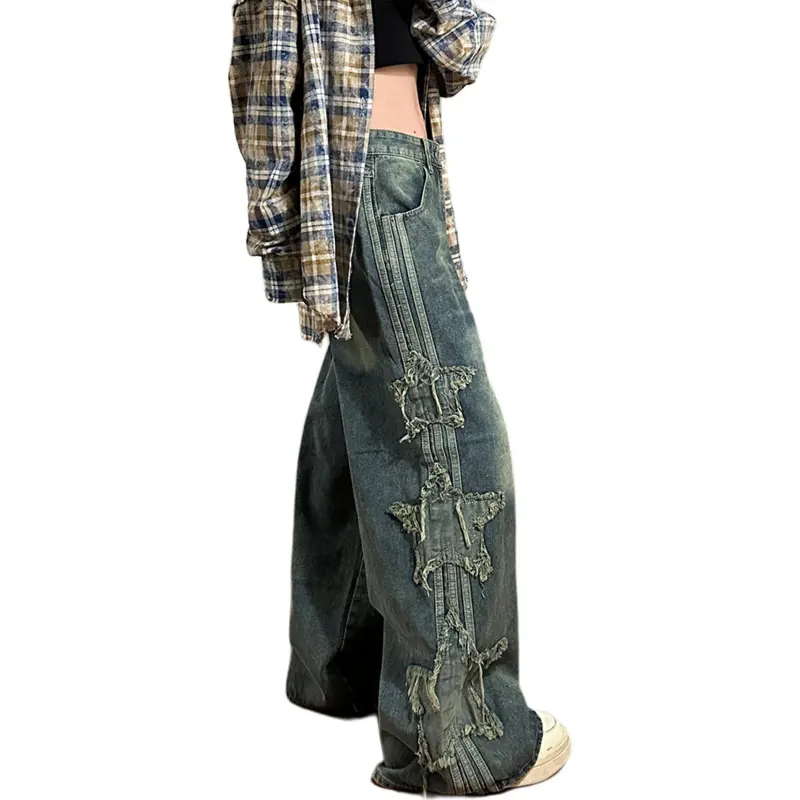 FONDLOOK Jeans Unisex-4