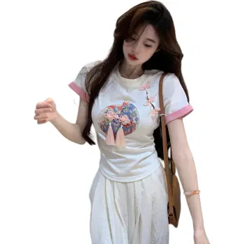 GOSO T Shirts Women's White
