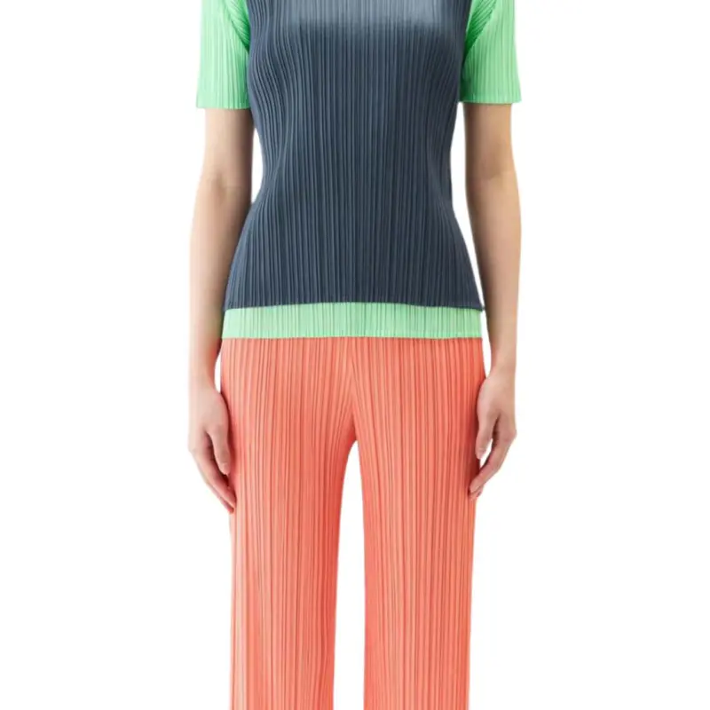 PLEATS PLEASE ISSEY MIYAKE Tank Top Women's Gray-4