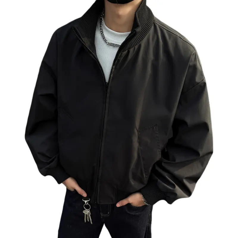 Pirkadat Jackets Coats Unisex Warm Black-1