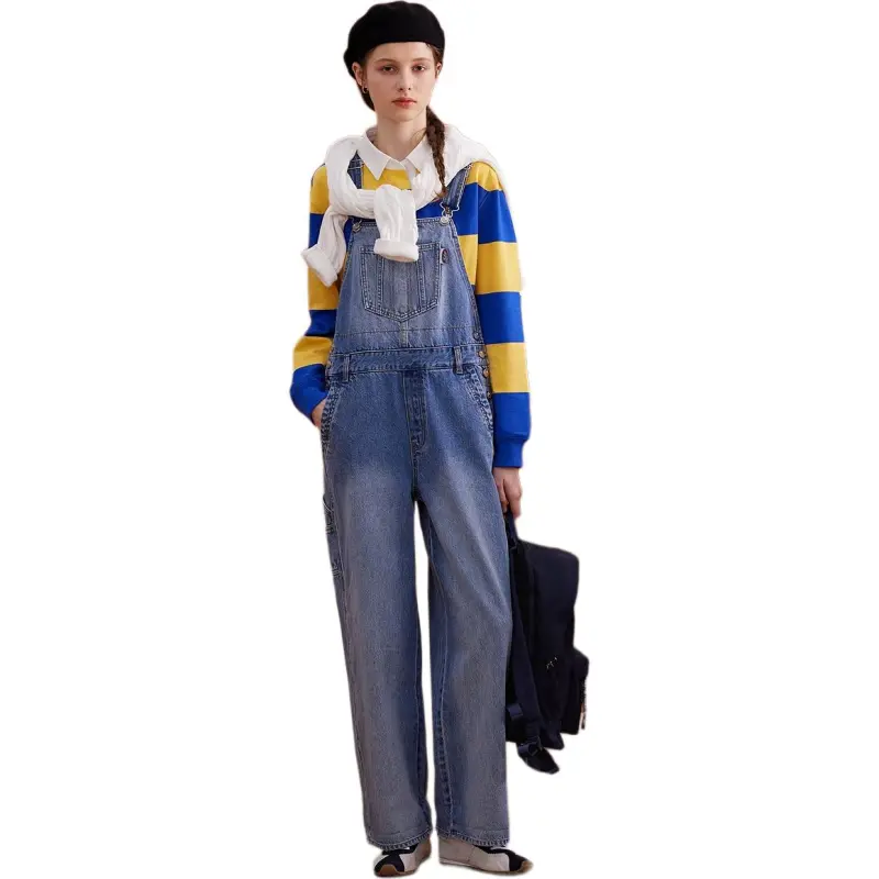 Teenie Weenie Overalls Women's Medium Blue-2