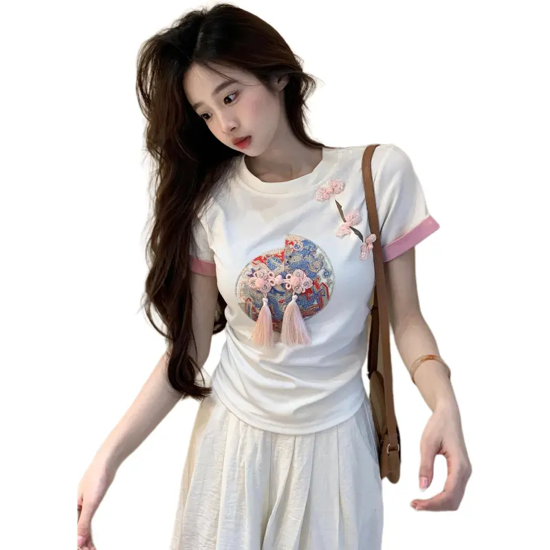 GOSO T Shirts Women's White-3