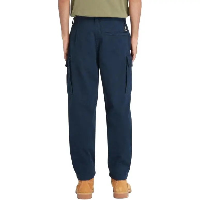 Timberland Twill Cargo Pant LIFE BROOKLIN Casual Pants Men's Dark Blue-2