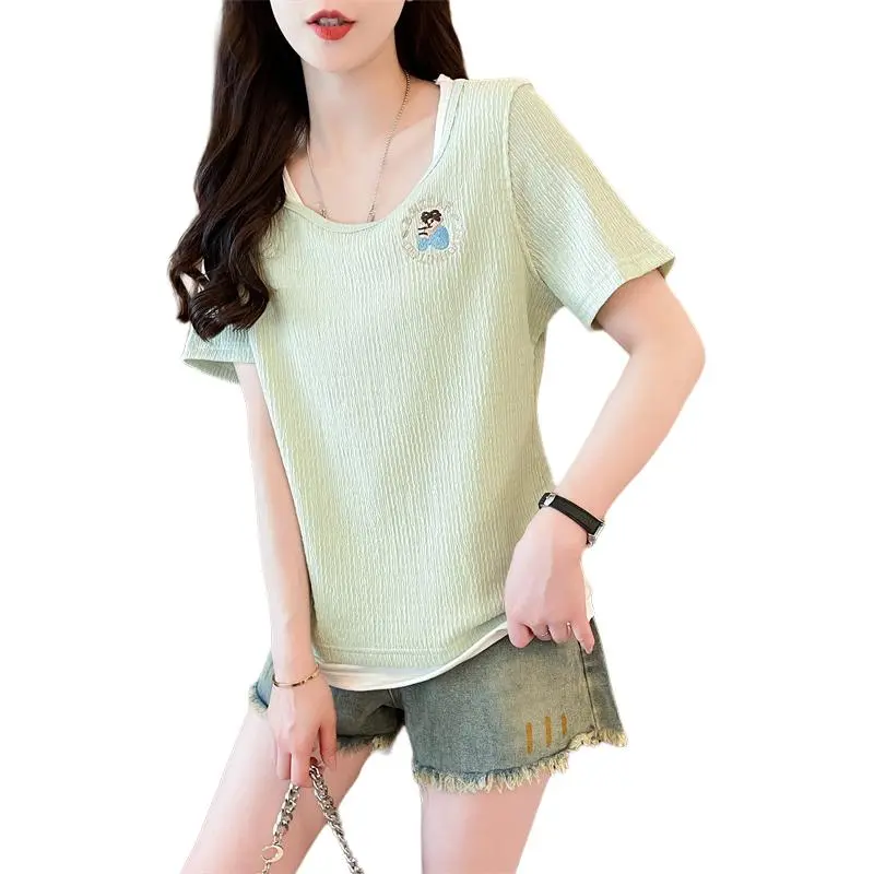 GOSO Drop Shoulder Sleeve T Shirt Women's-10