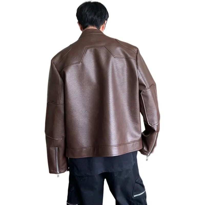 ACUOD BY CHANU Leather Jacket Unisex-3