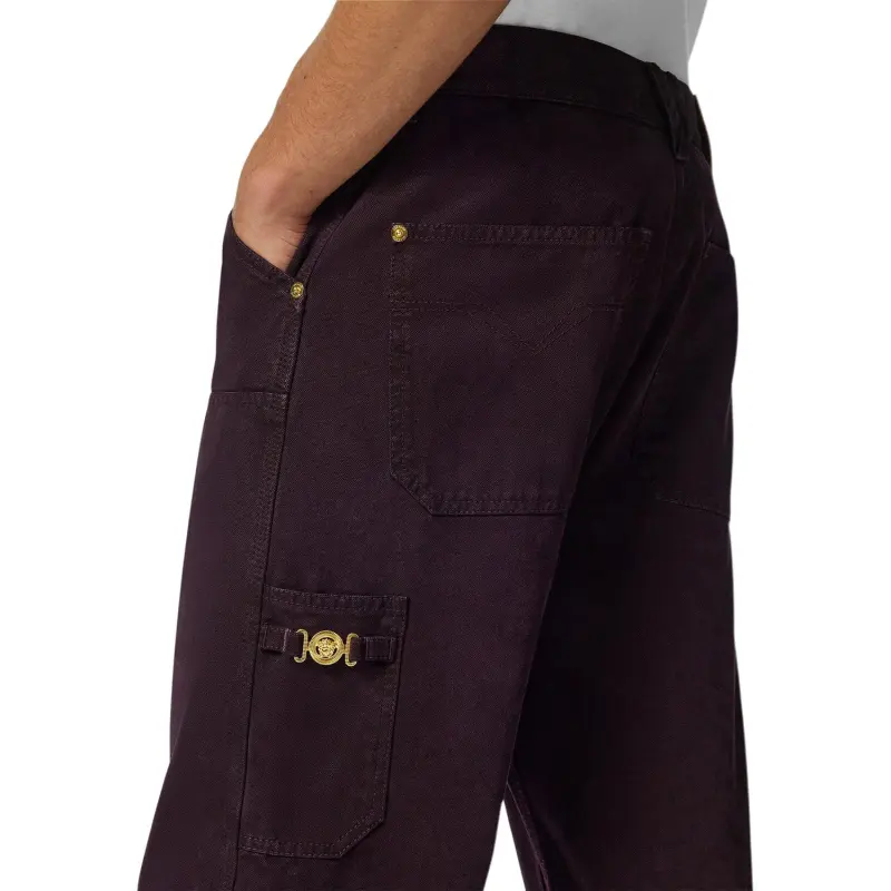 VERSACE JEANS Logo Patch Straight Leg Jeans-4
