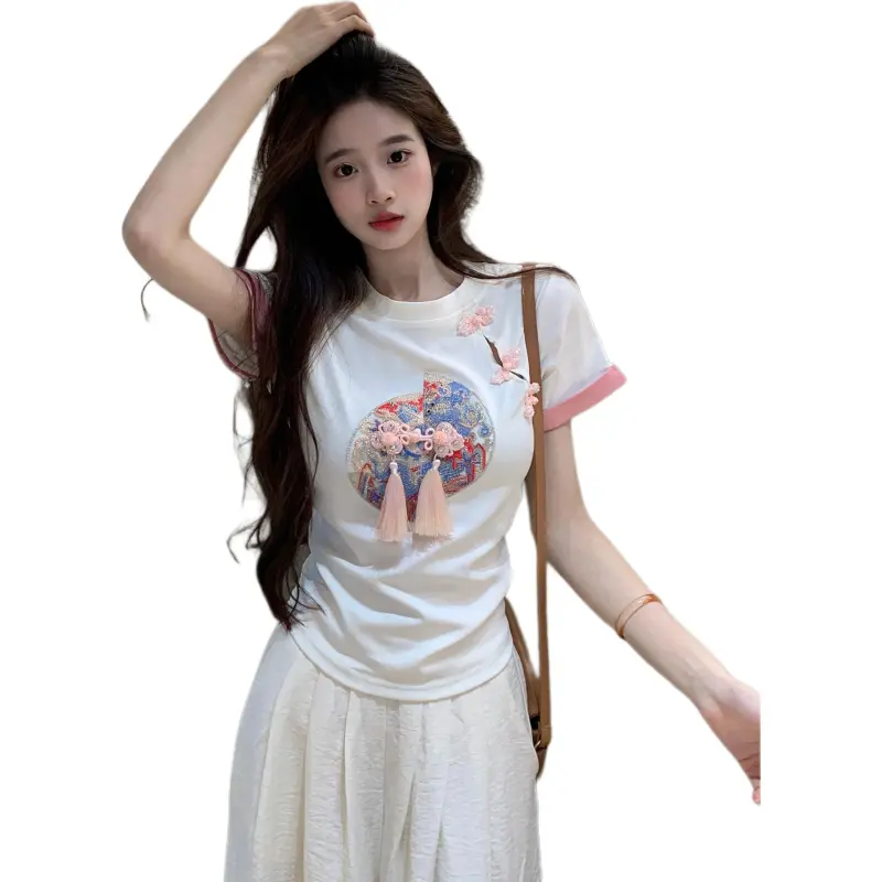 GOSO T Shirts Women's White-1