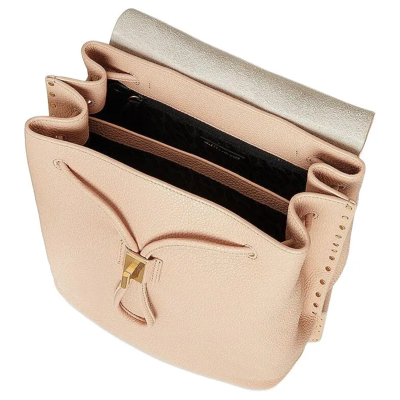 REBECCA MINKOFF Leather Backpack Women's Nude-2