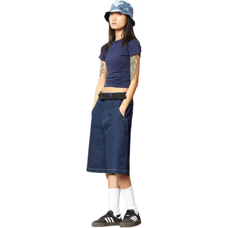 DAFK Denim Shorts Men Blue -3