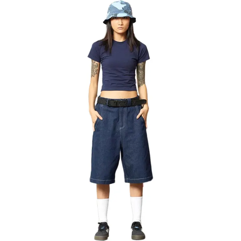 DAFK Denim Shorts Men Blue -2