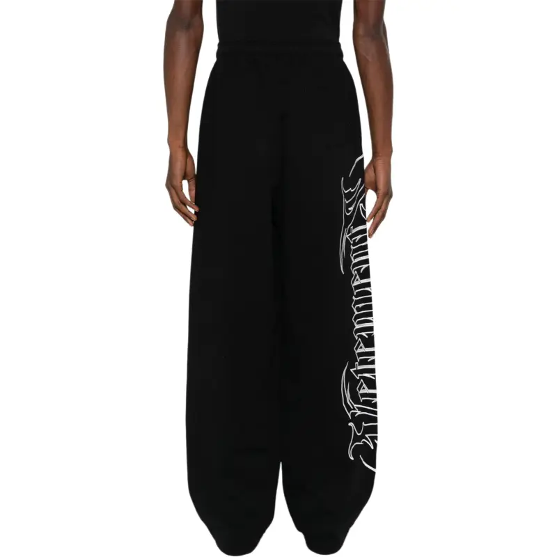 Vetements Logo embroidered Trousers-3