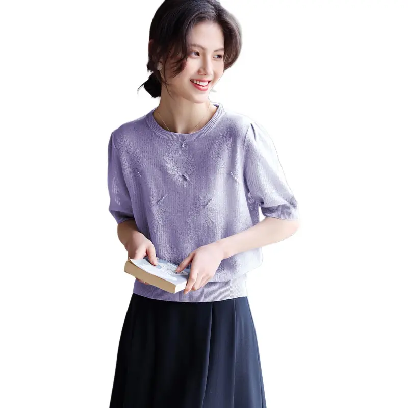 XWI Knitwear Women's Light Purple-4