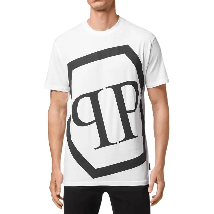 PHILIPP PLEIN Oversized Logo Print T shirt-1