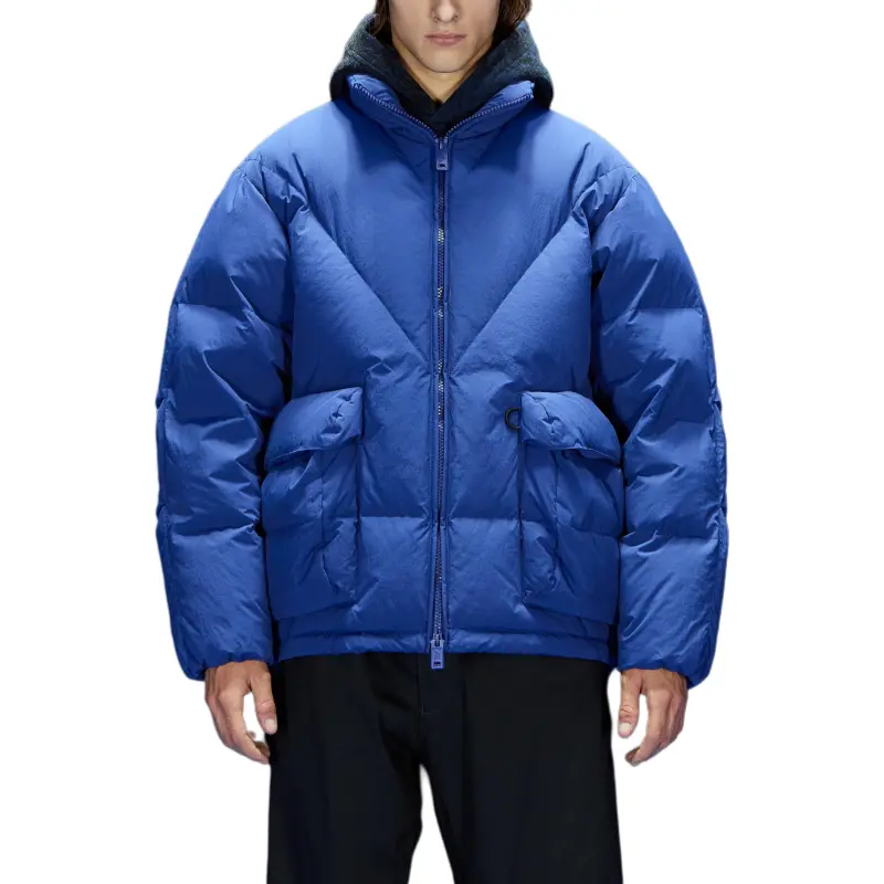 EMPORIO ARMANI Down Jacket Men's Blue-3