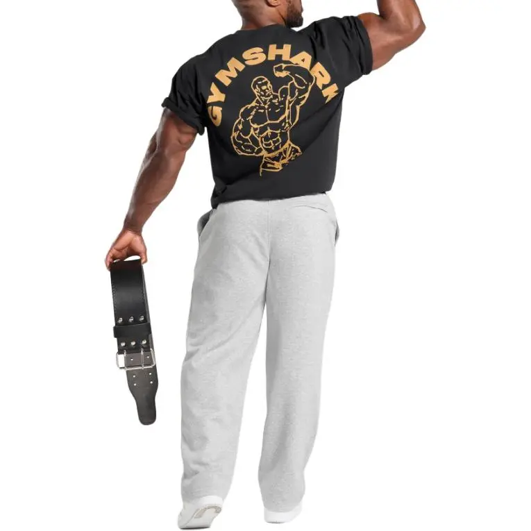 GYMSHARK Bodybuilding Graphic T Shirt Men's Black-5