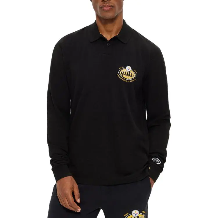 HUGO BOSS Polo Shirts Men Black-3