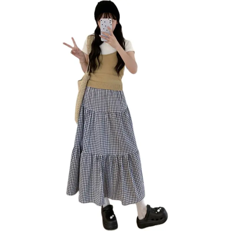 Mu Xiao Xin Casual Long Skirt Women's-10