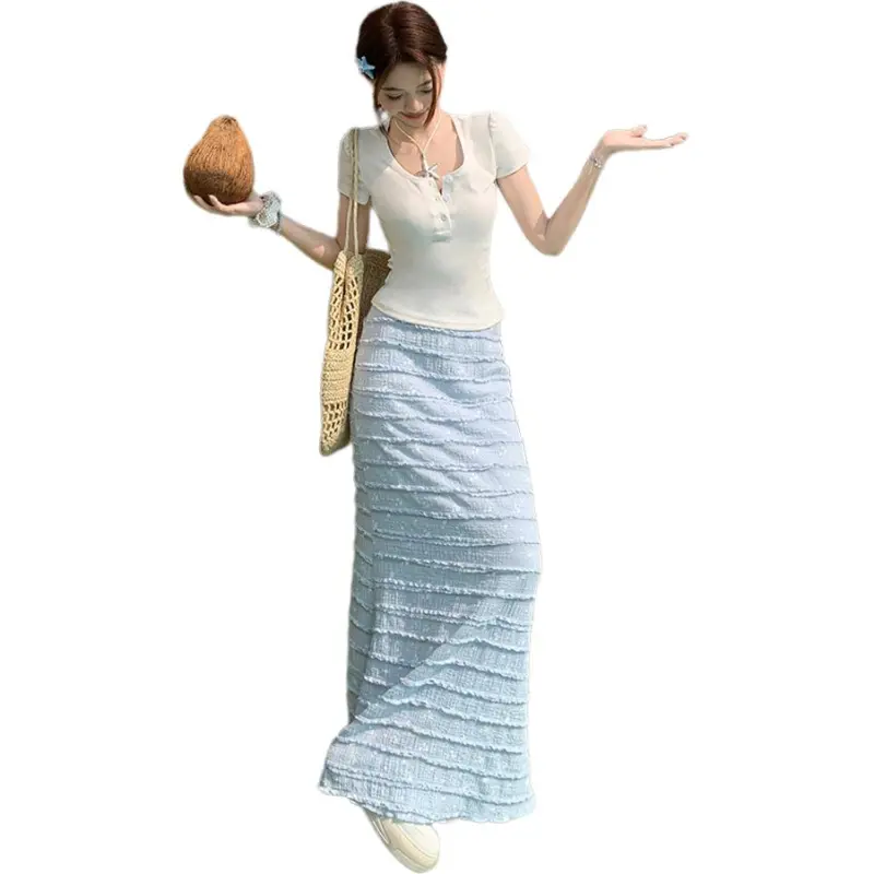 FLIM Two Piece Skirt Sets Women's-5