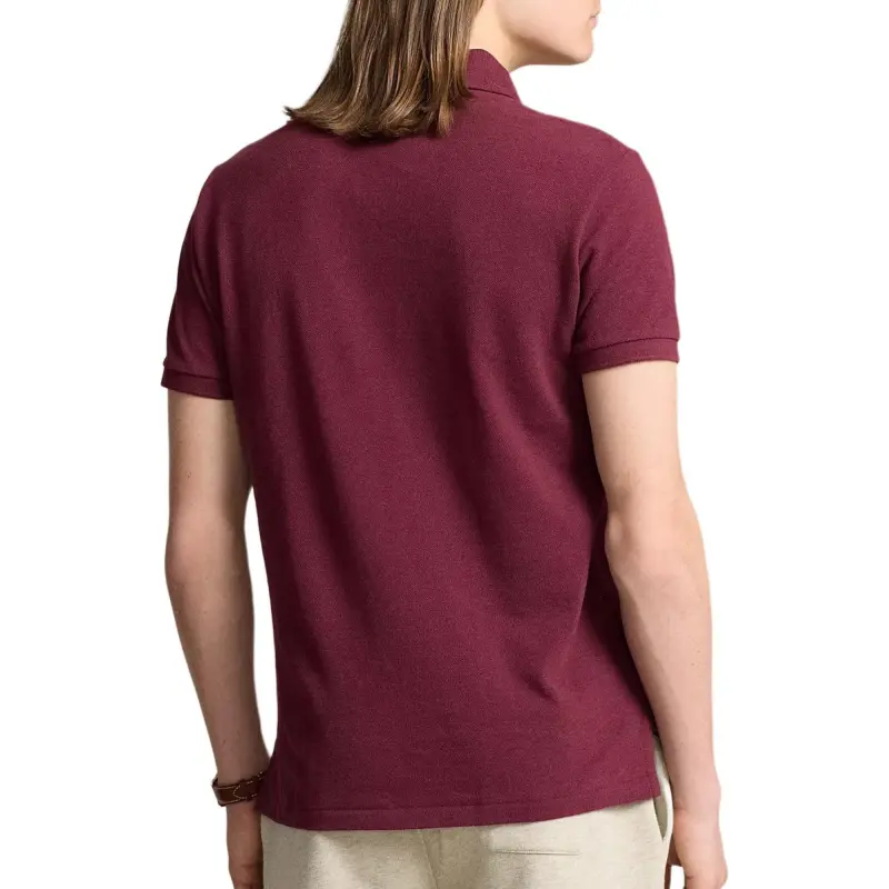 Polo Ralph Lauren SS25 Polo Shirt Men's Burgundy-2
