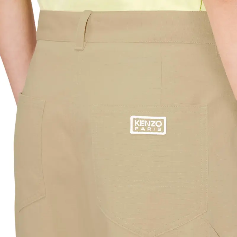 KENZO Hight Waist Wide Leg Trousers-6