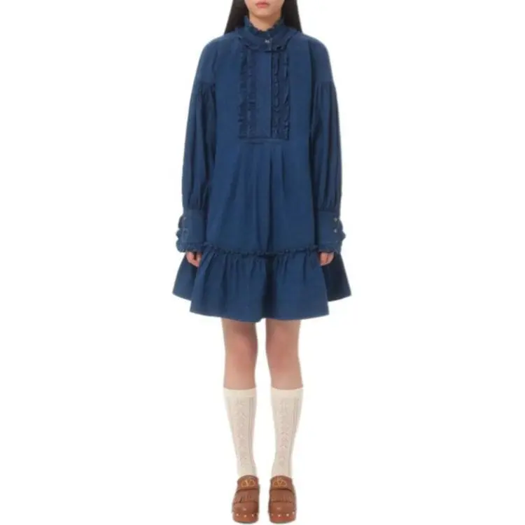 Valentino Lightweight Denim Dress-2