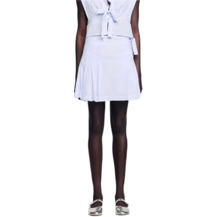 Sandro Candy striped Mini Skirt-1