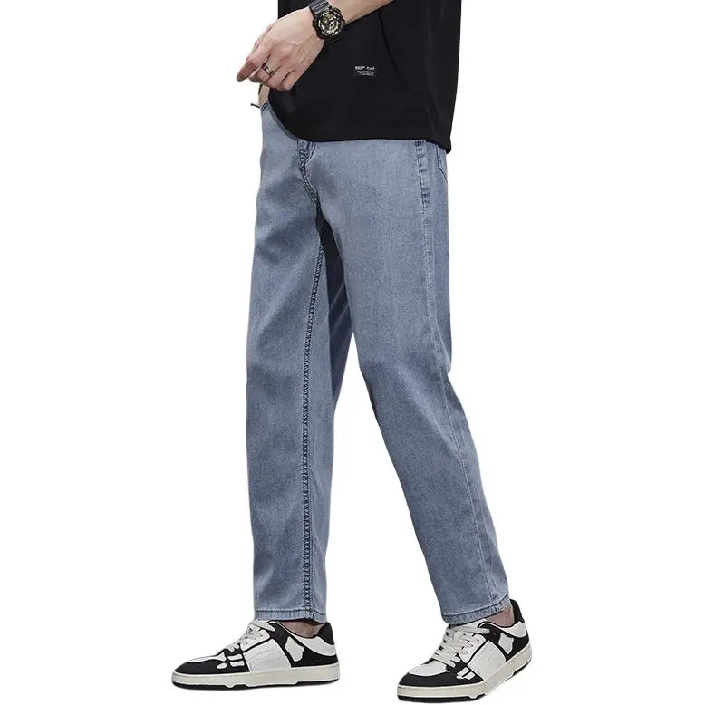 PIERRE CARDIN Jeans Men Light Gray Blue-4