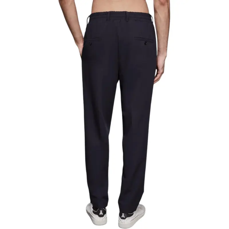 Patrizia Pepe SS25 Casual Pants Men's Blue-3