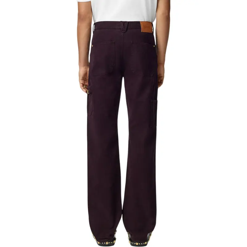VERSACE JEANS Logo Patch Straight Leg Jeans-3